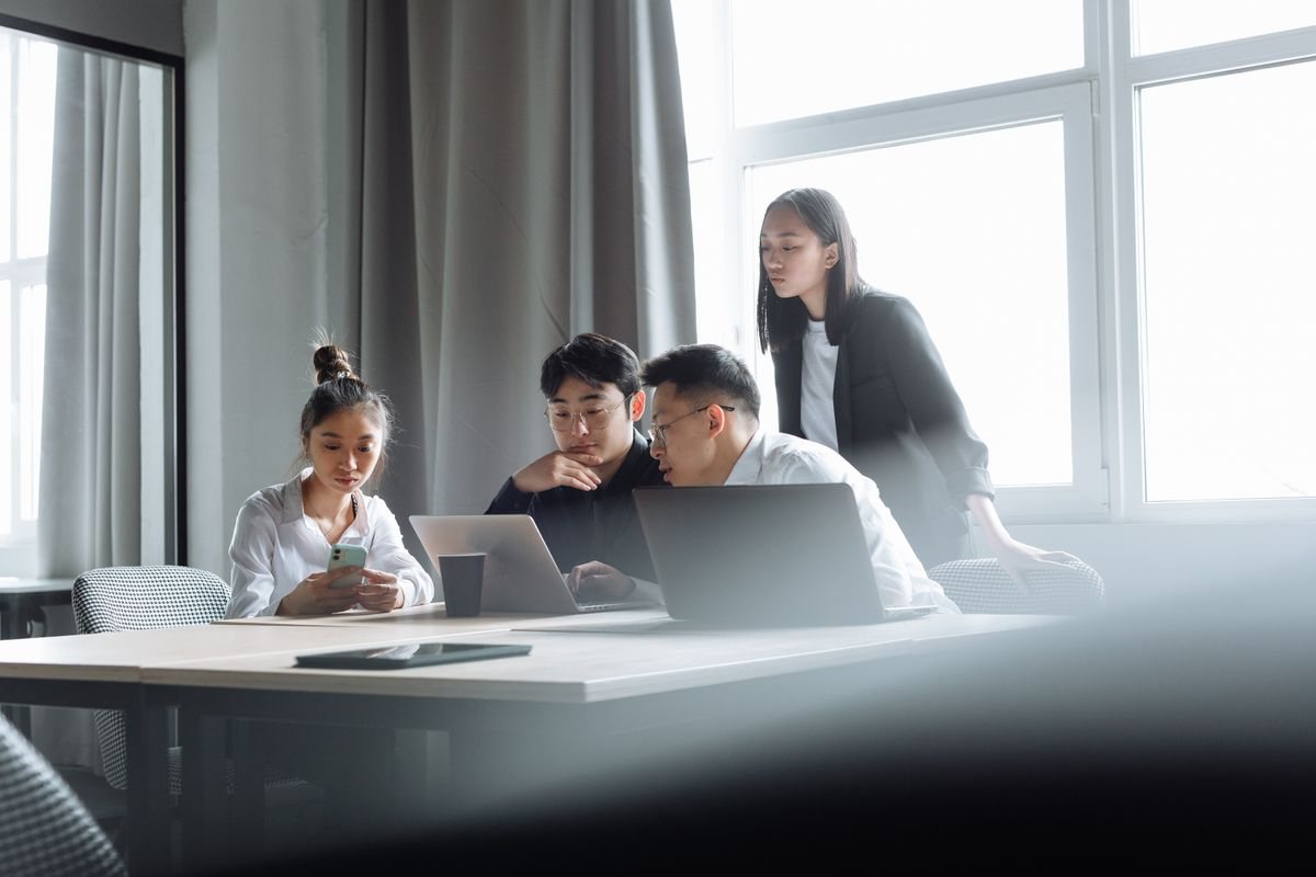 People working together