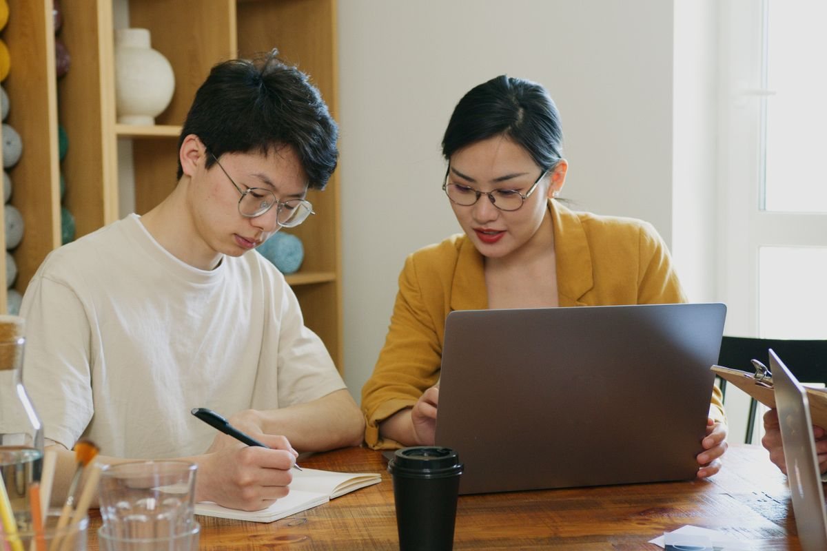 People working together